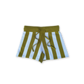 Vertical Stripe Knit Shorts- Ocean & Leaf