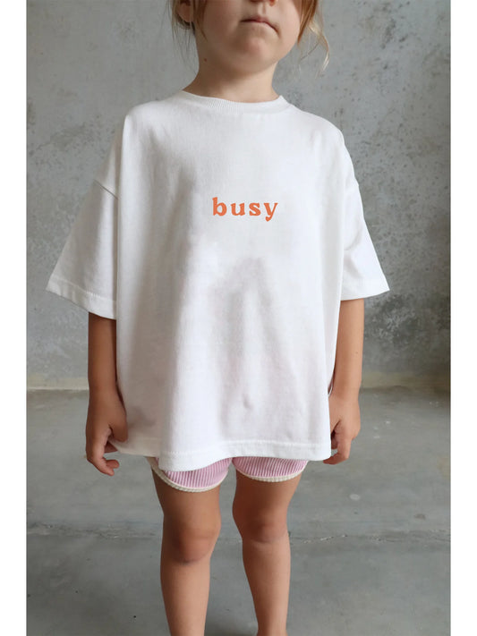 Busy Tee- Rose