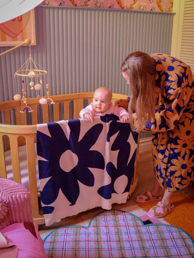 Marlo Knitted Baby Blanket