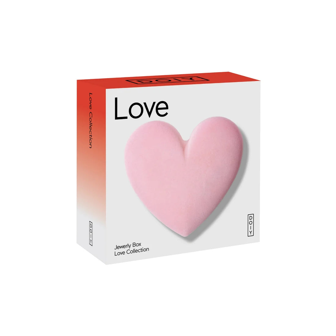 Love Velvet Storage Box Pink