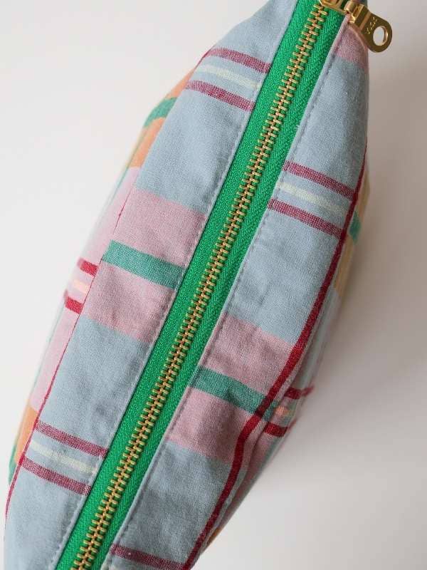 Confetti Plaid Cosmetic Bag