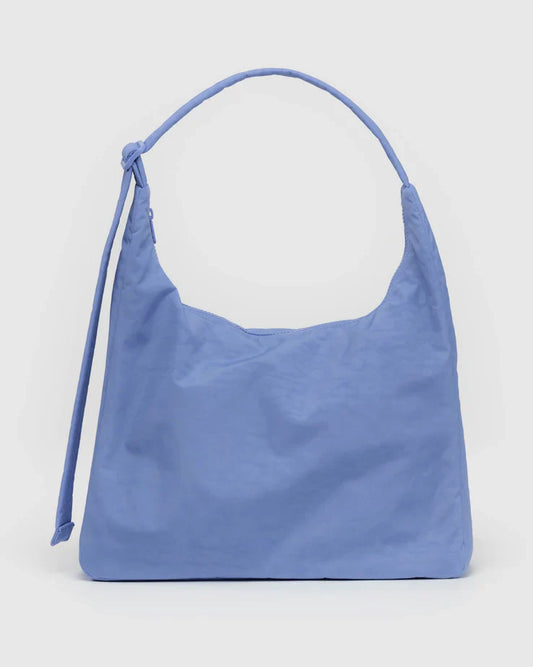 Nylon Shoulder Bag-Cornflour Blue