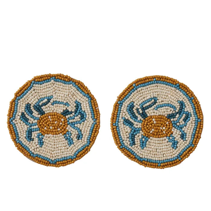Morag Beaded Coasters- Set of 2