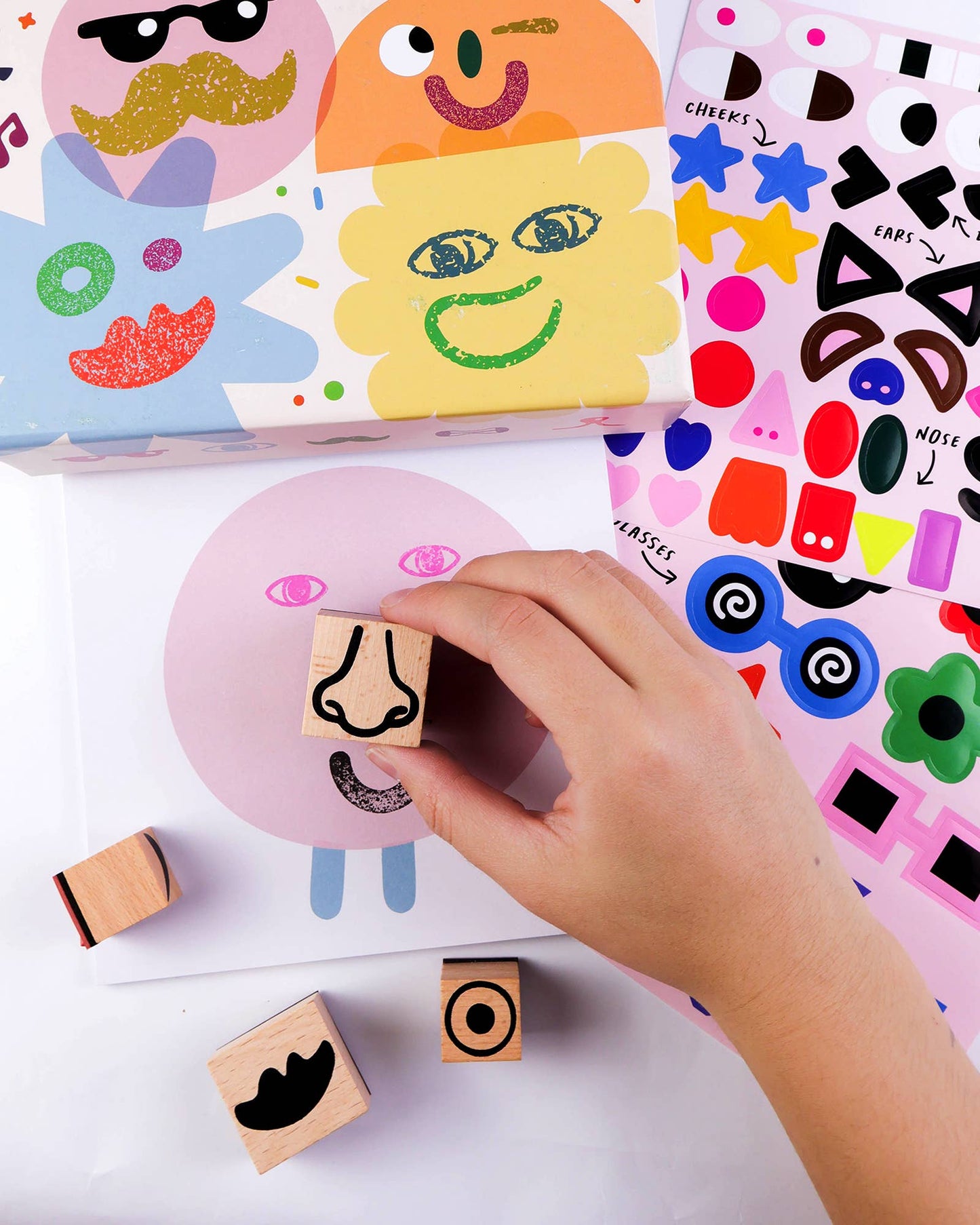 Stamp Kit - Cool Faces