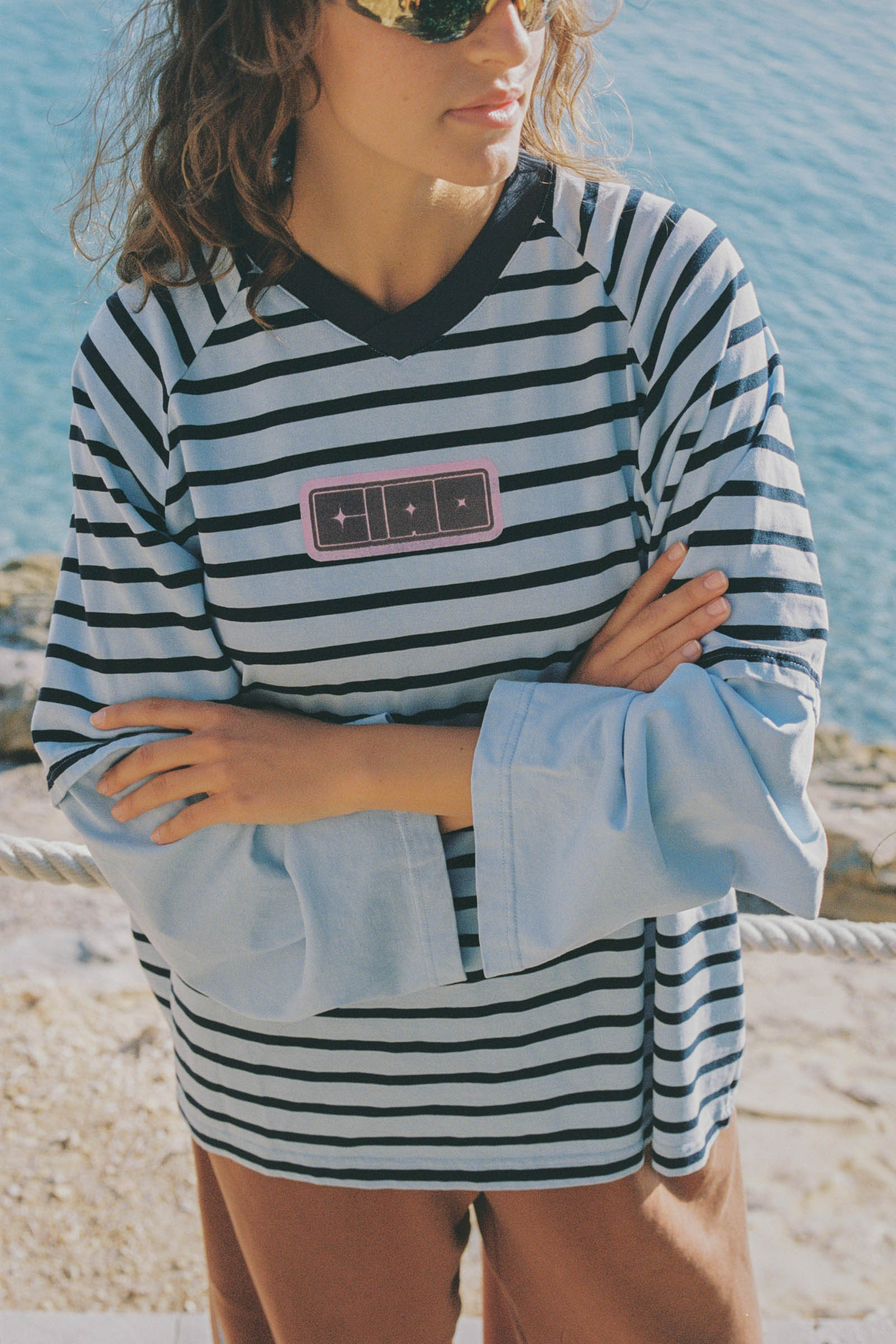 Double trouble LS Tee