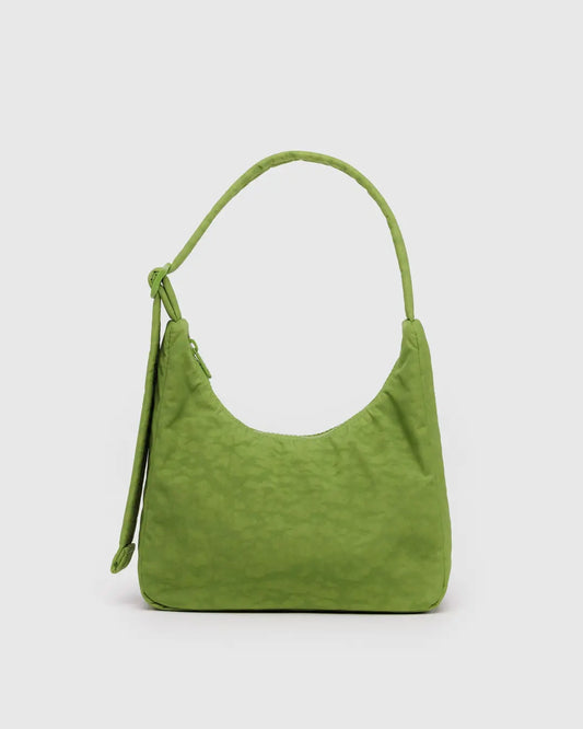 Mini Nylon Shoulder Bag- Green Juice