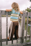 Kids Knit Vest Ocean