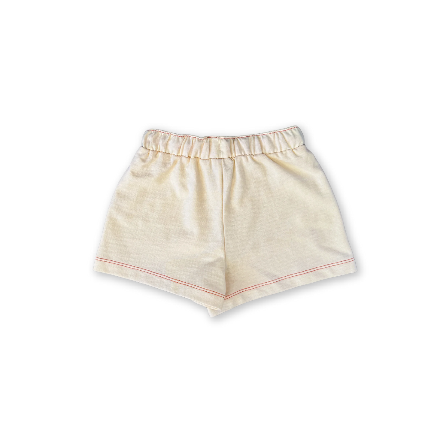 French Terry Sardine Short- Milk
