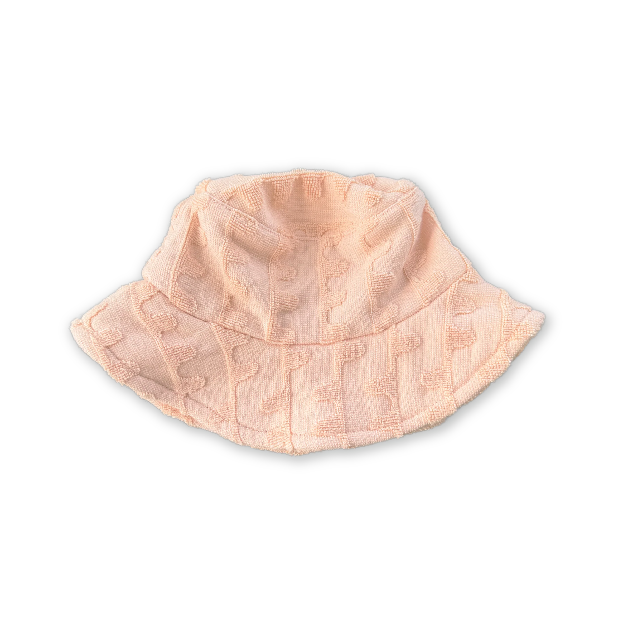 Terry Flow Bucket Hat- Peachy