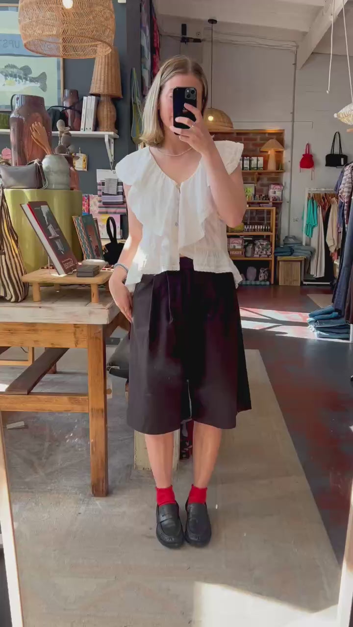 Thanne Black Tailored Short