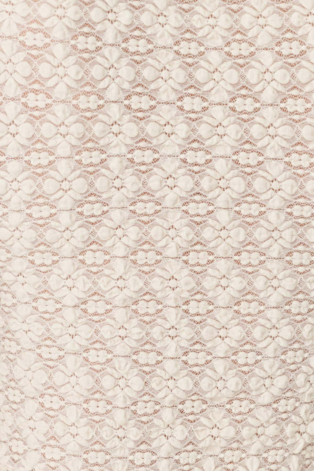 Samantha Clover Lace Top - Creme