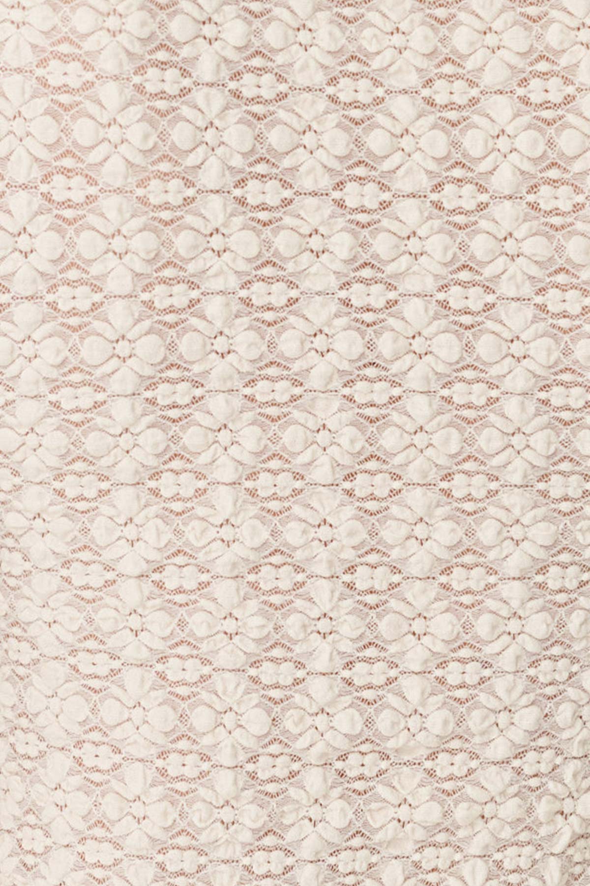 Samantha Clover Lace Top - Creme