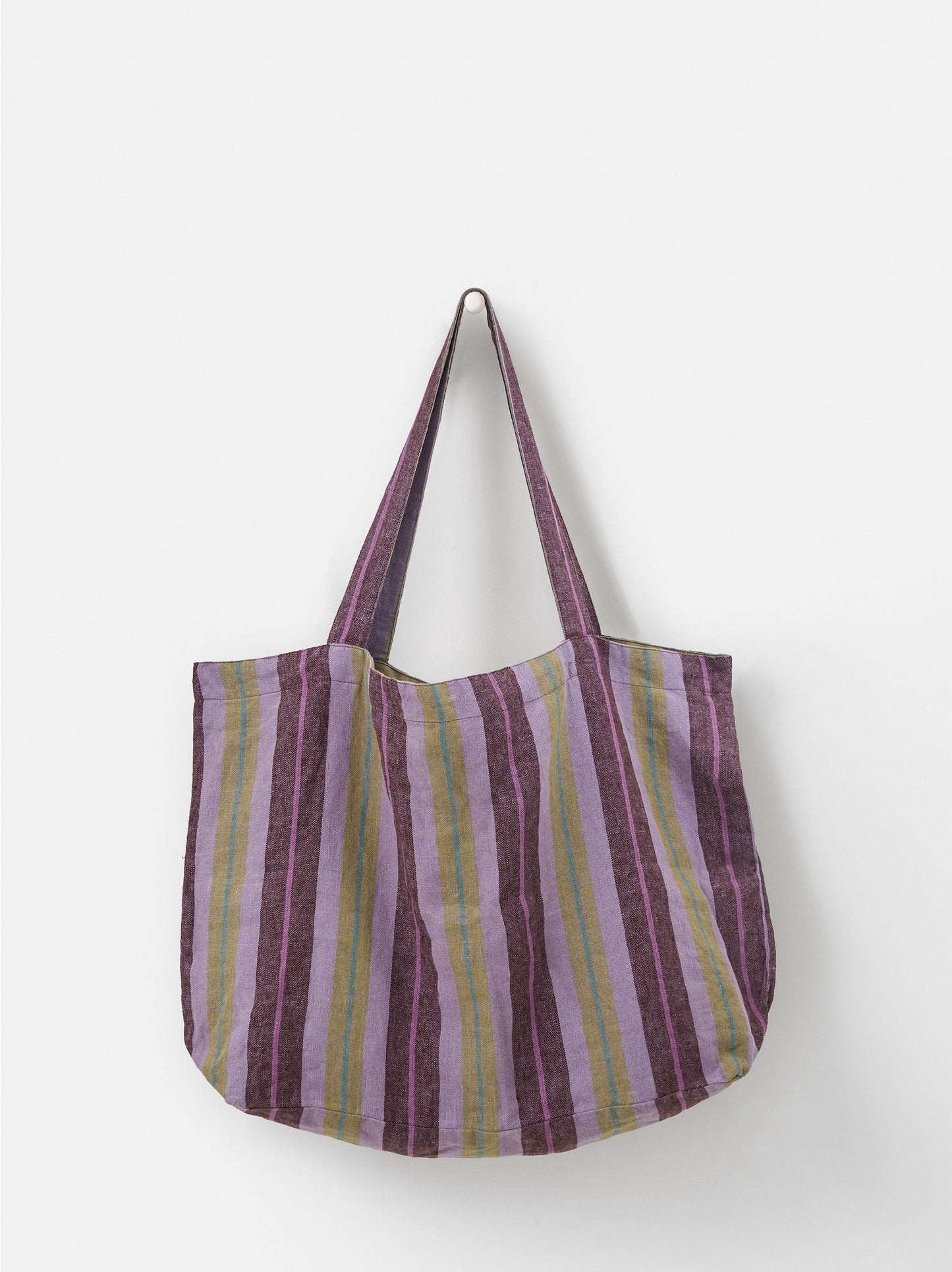 Biarritz Striped Market Bag- Multi