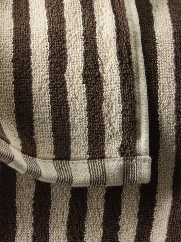 Wide Stripe Cotton Face Cloth