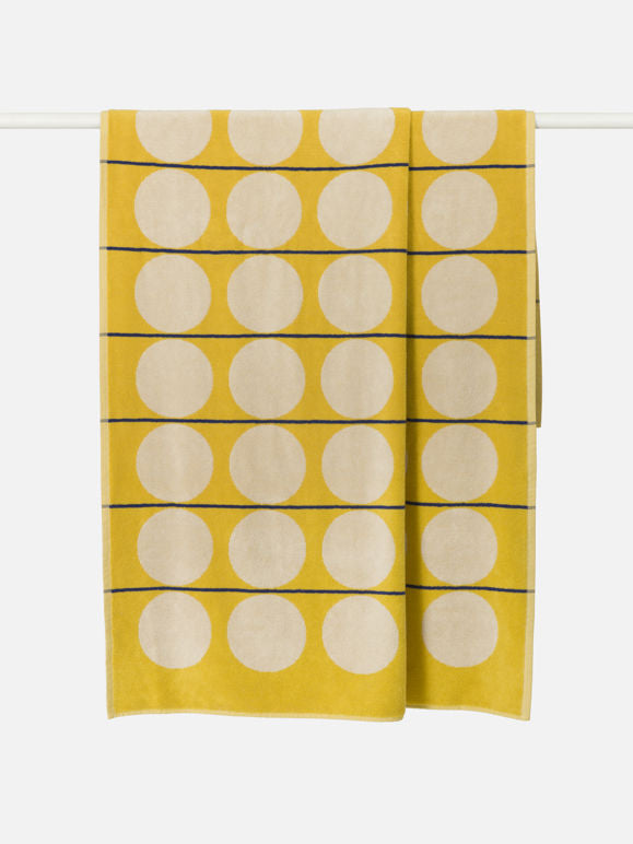 Abacus Beach Towel- Daffodil/Cream