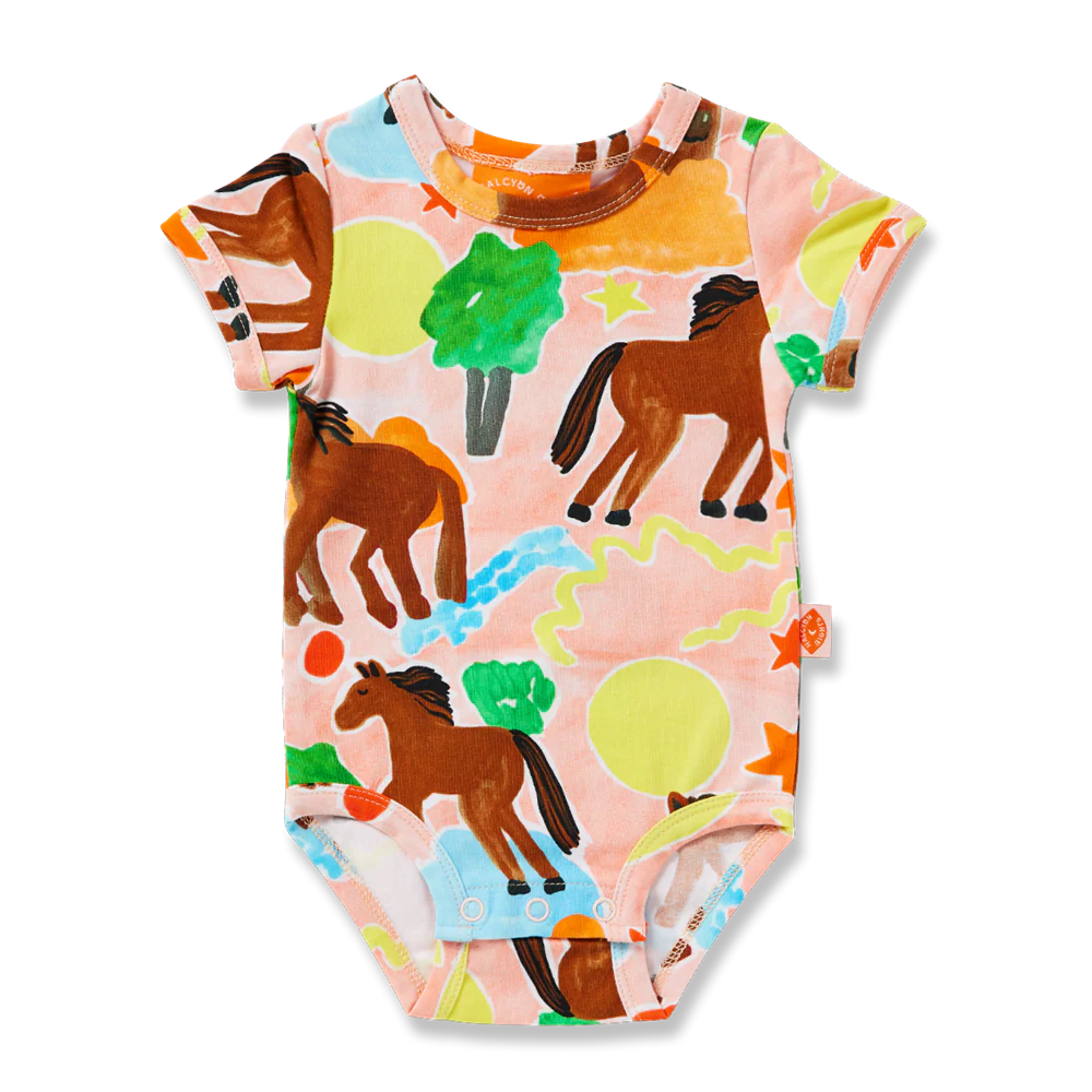 Giddy Up Short Sleeve Bodysuit