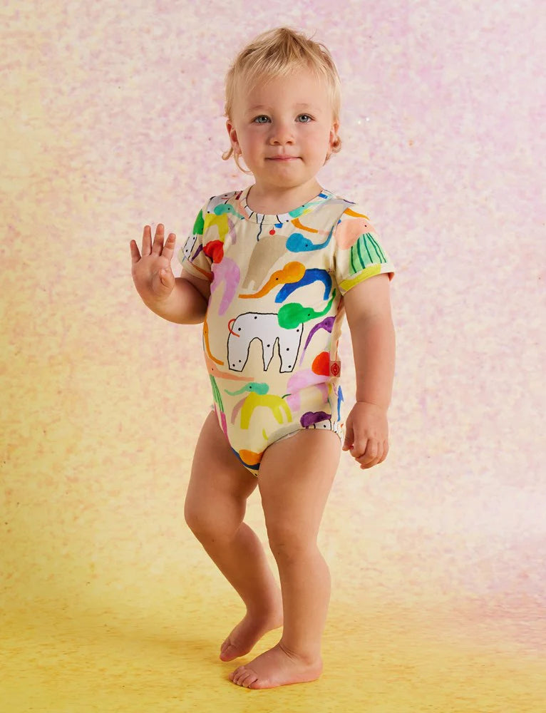 Happy Herd Short Sleeve Bodysuit