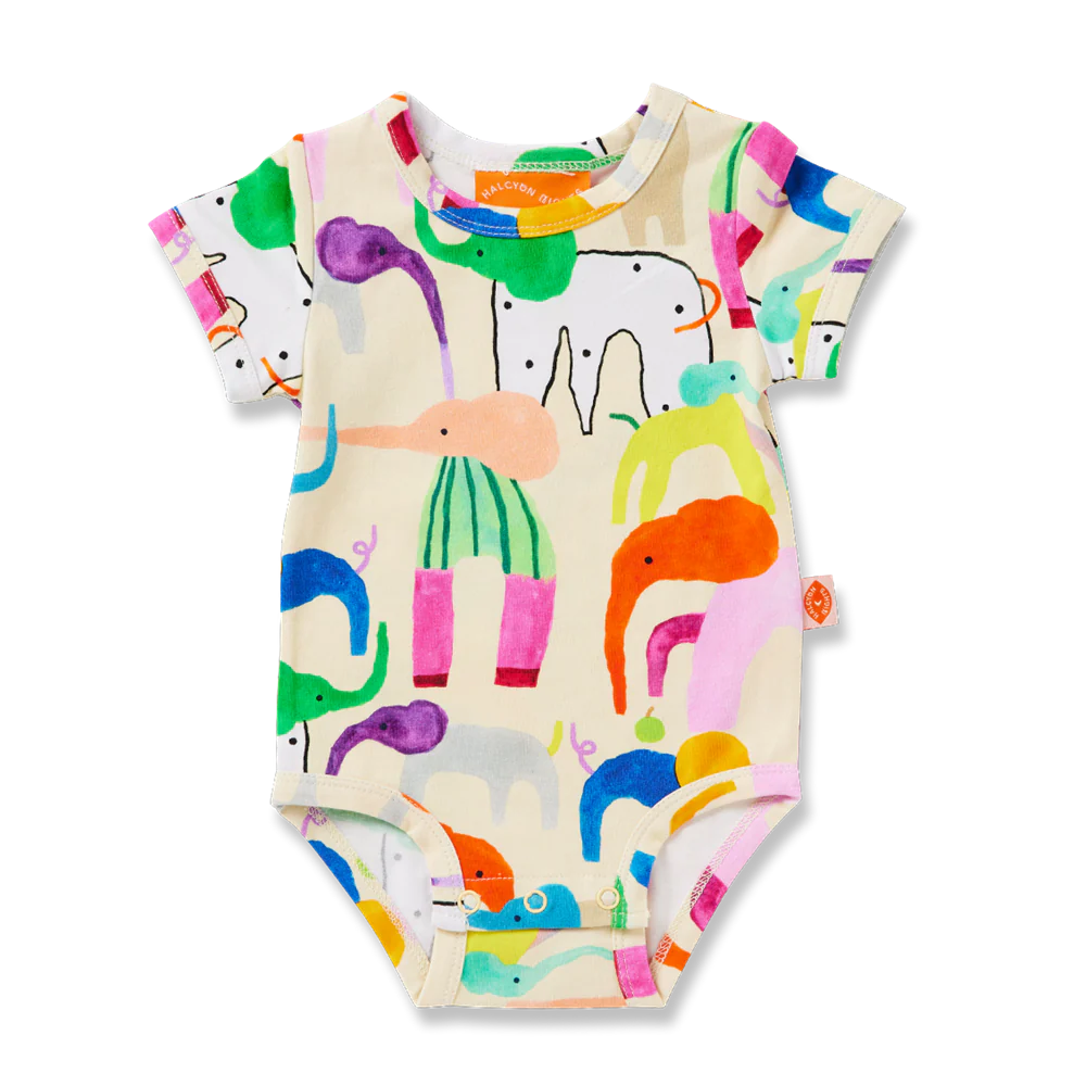 Happy Herd Short Sleeve Bodysuit
