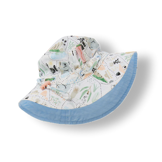 Halcyon Nights Big Adventures Kids Sun Hat