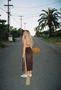 Terry Long Skirt- Chocolate