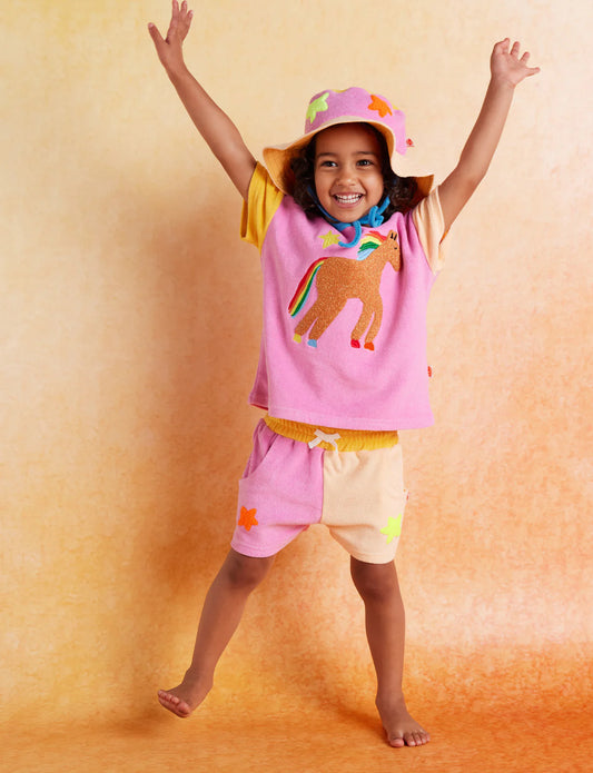 Giddy Up Terry Kids Bucket Hat