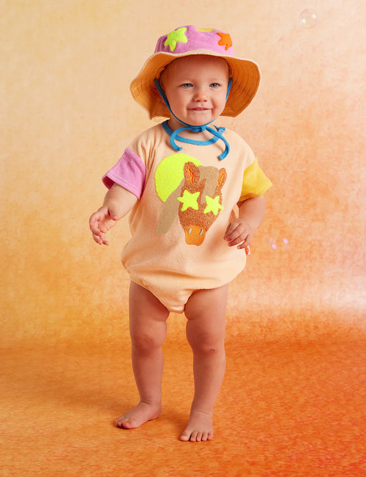 Giddy Up Terry Short Sleeve Bodysuit