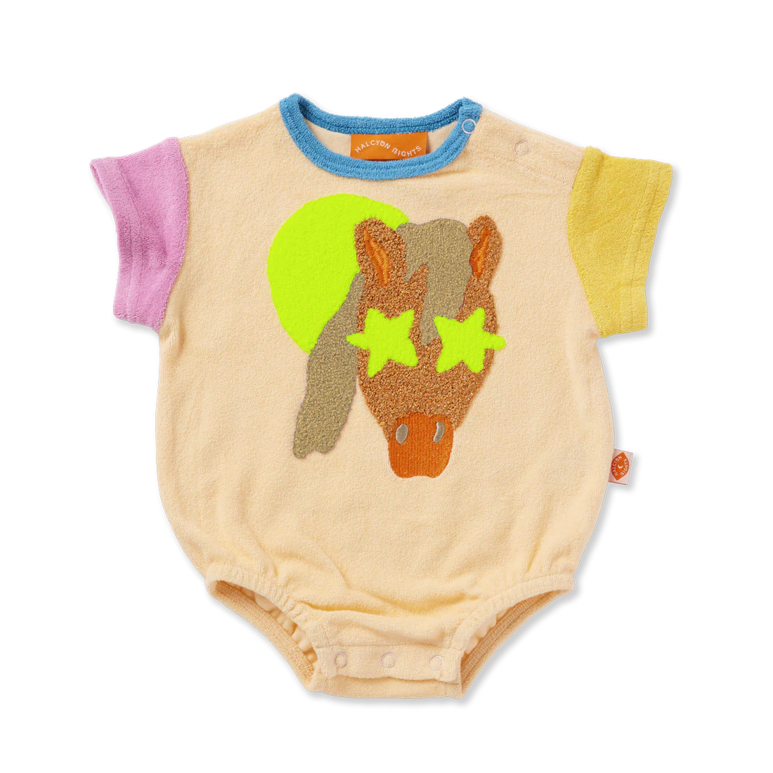 Giddy Up Terry Short Sleeve Bodysuit
