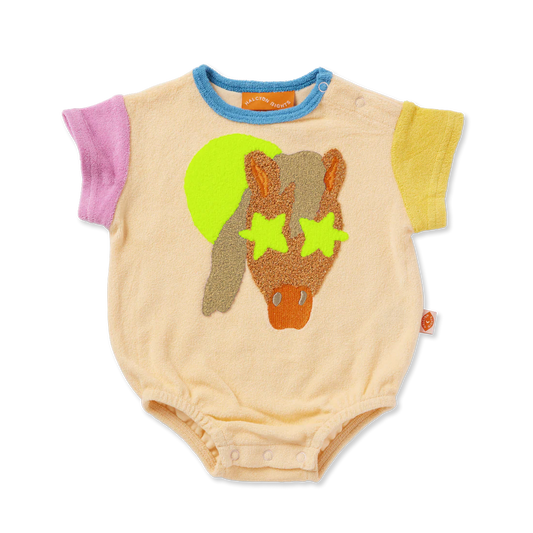 Giddy Up Terry Short Sleeve Bodysuit
