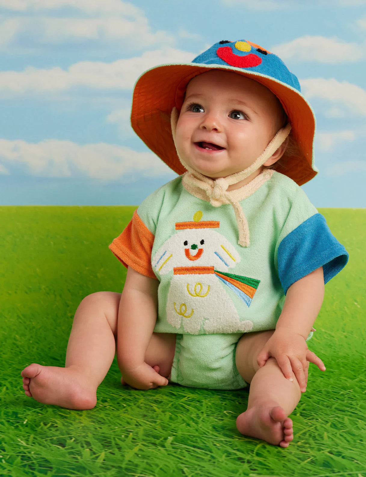 Puppy Park Terry Short Sleeve Bodysuit