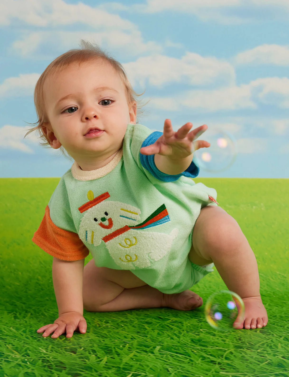 Puppy Park Terry Short Sleeve Bodysuit