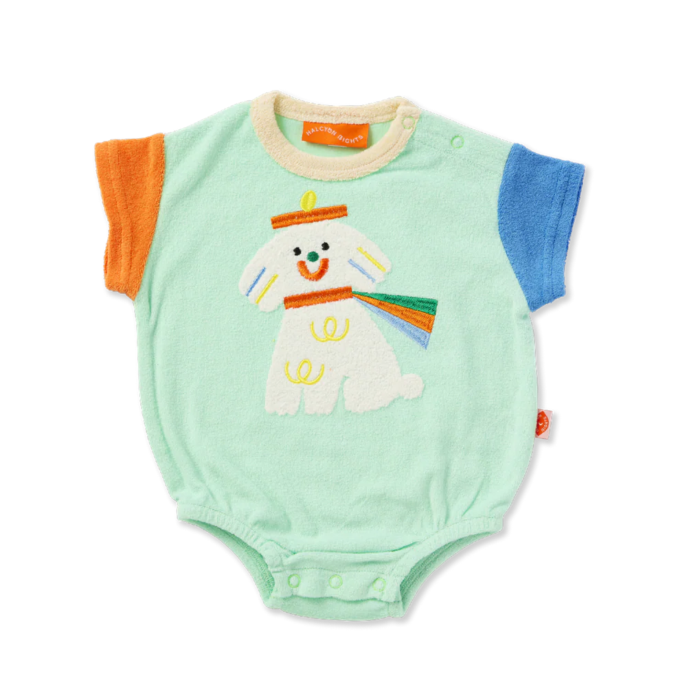 Puppy Park Terry Short Sleeve Bodysuit