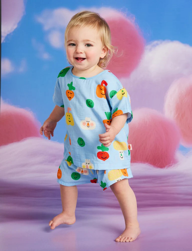 Teeny Tiny Veg Woven Shorts