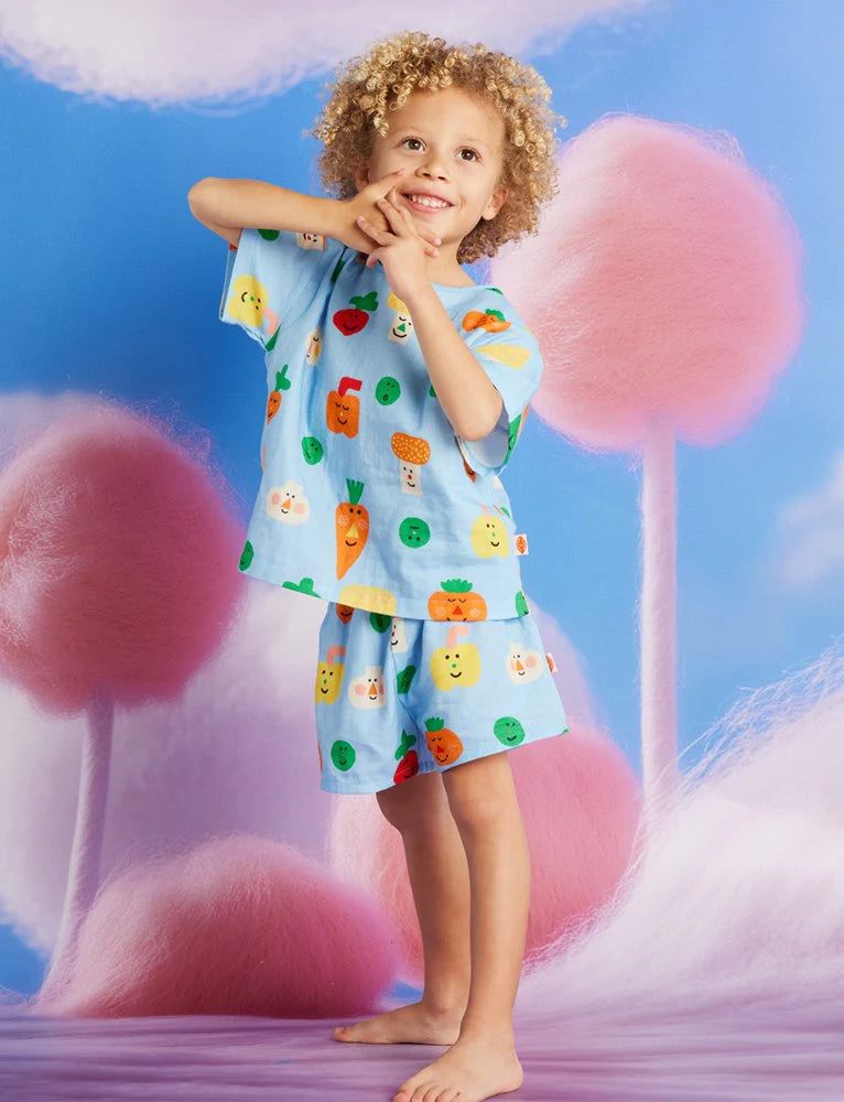 Teeny Tiny Veg Woven Shorts