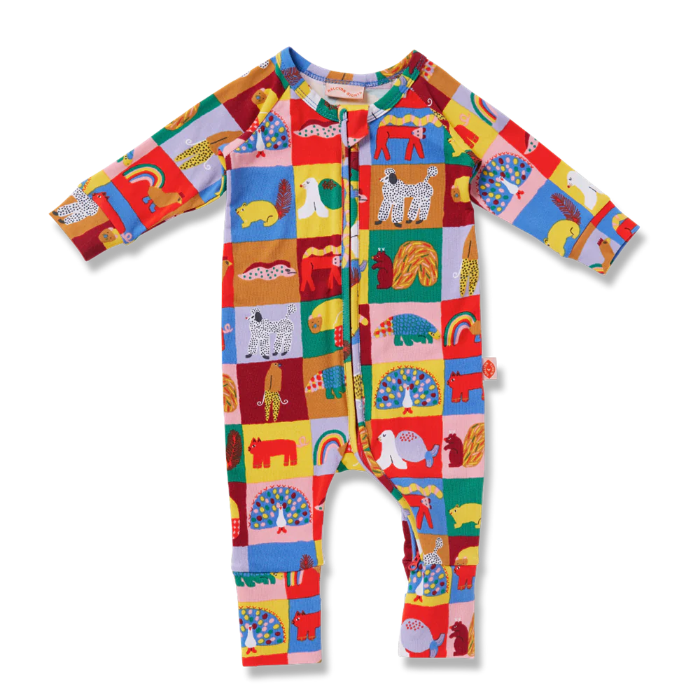 Look At Our Tails Long Sleeve Romper