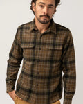 Check LS Shirt- Olive