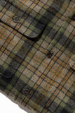 Check LS Shirt- Olive