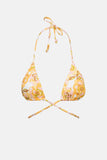 Mimosa Floral Wrap Slide Tri Top
