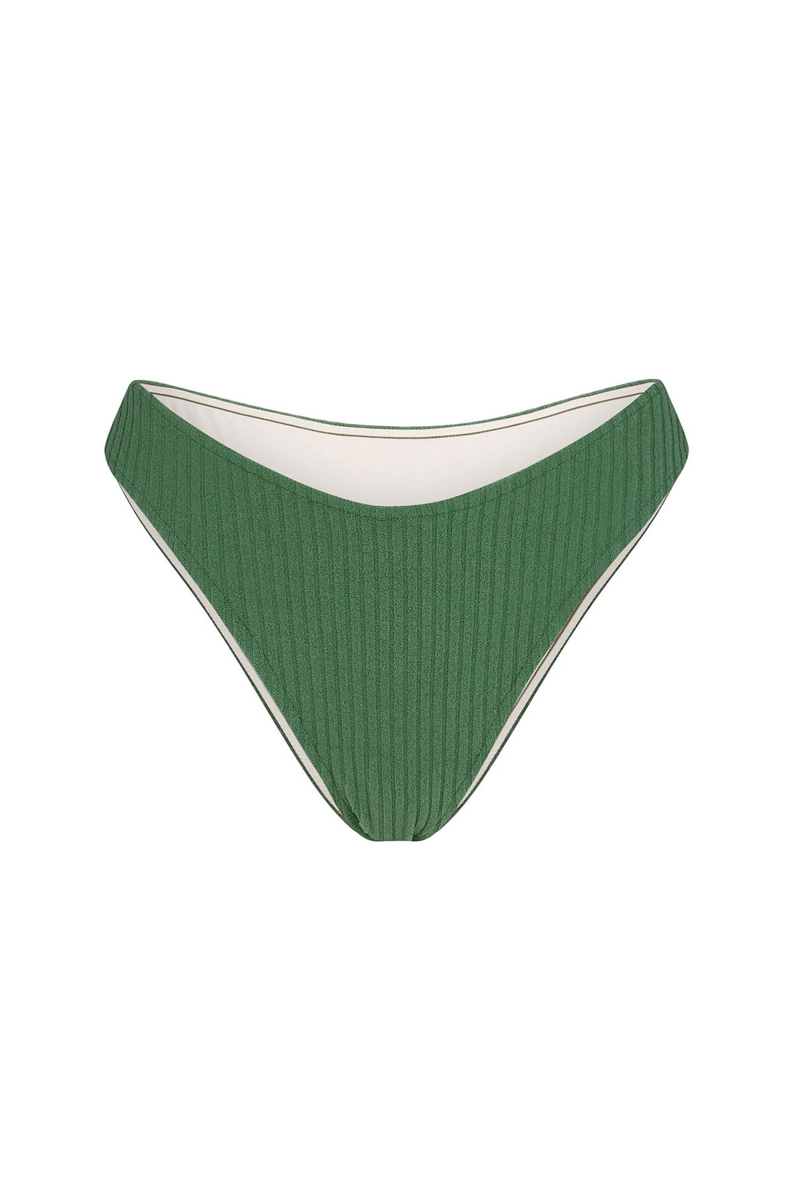 Forest Towelling Stripe Curve Brief