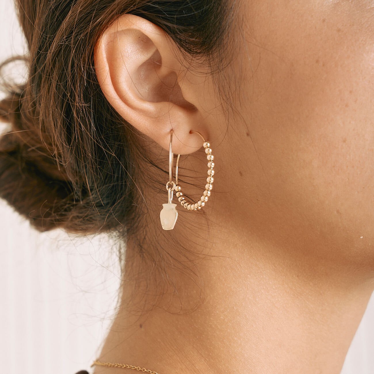 Vessel Hoops- Sterling Silver