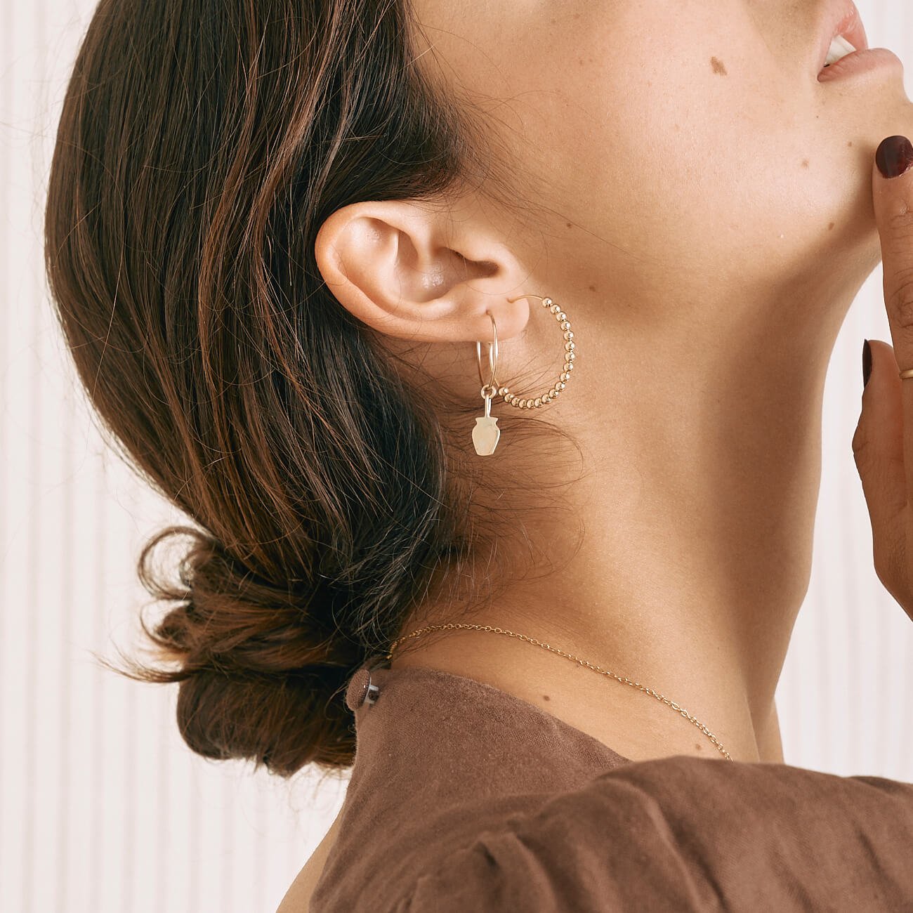 Vessel Hoops- Sterling Silver
