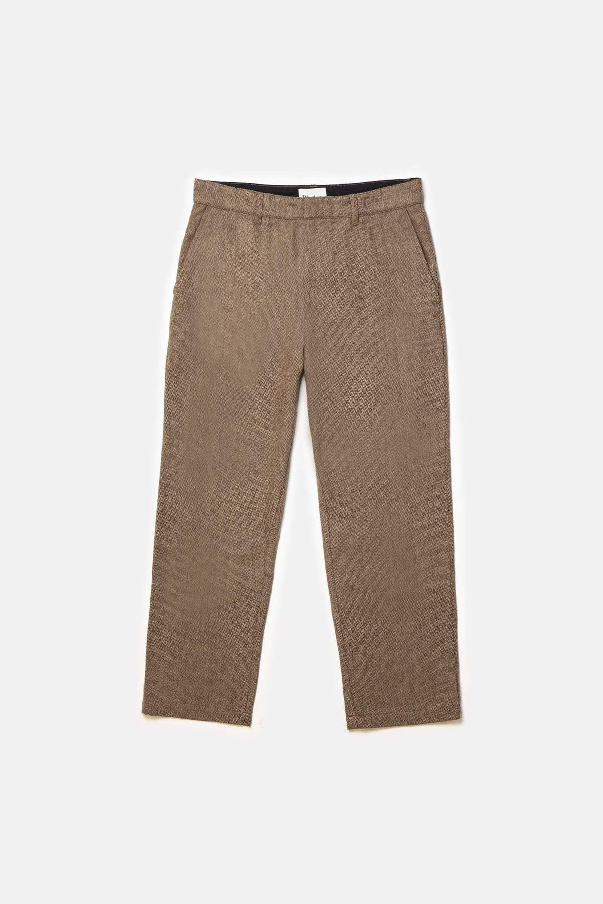 Rhythm Herringbone Trouser - Russet