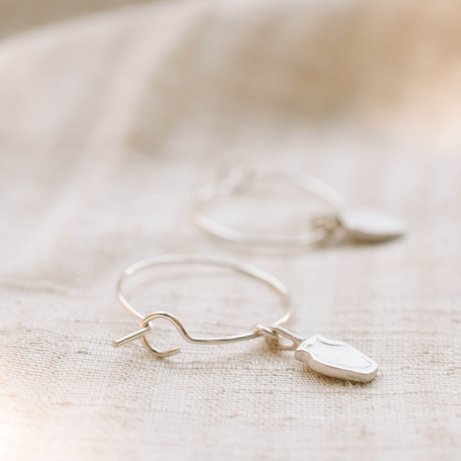 Vessel Hoops- Sterling Silver