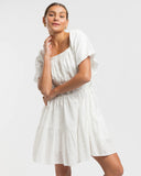 Lullaby Club Frankie Mini Dress- White