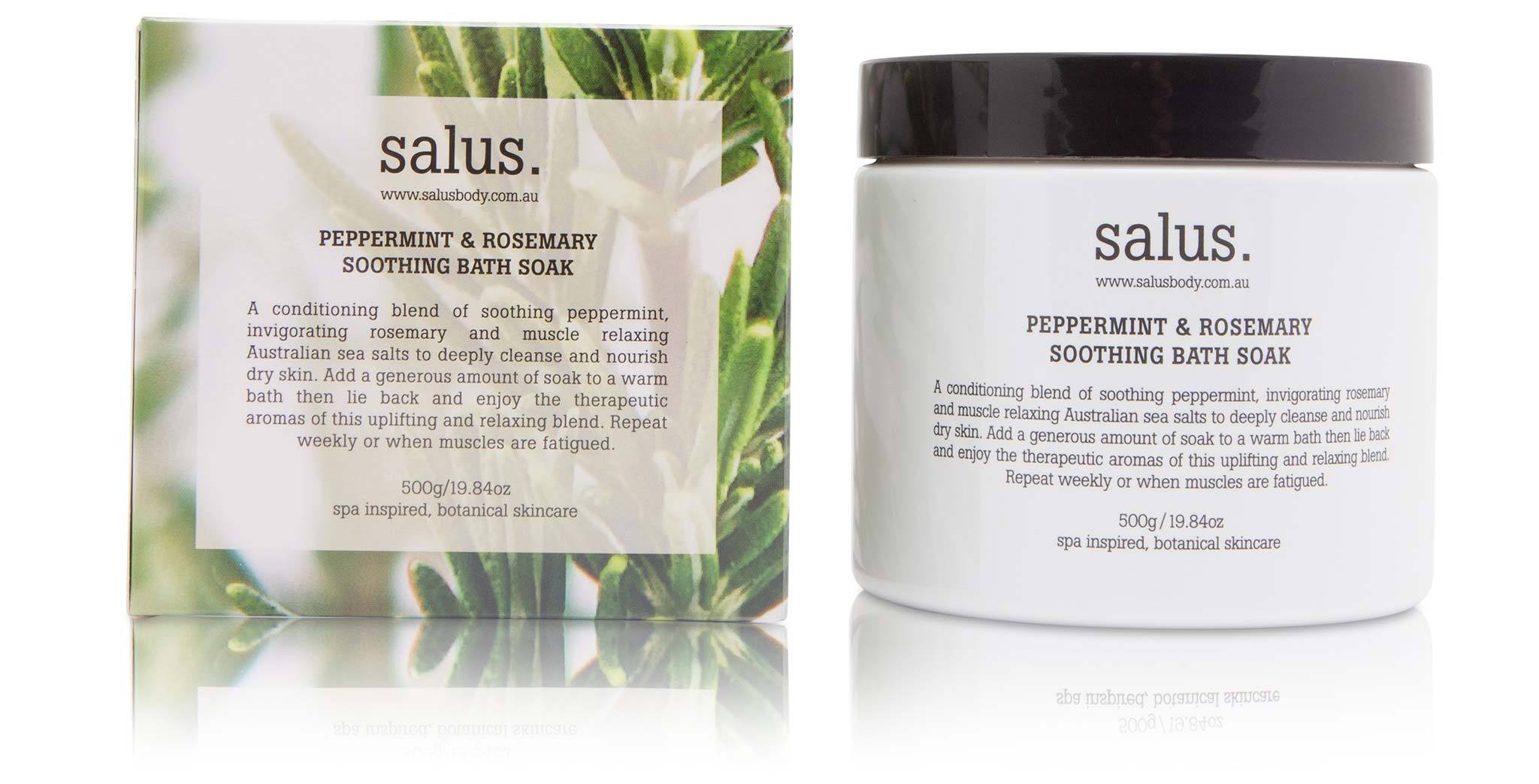 Salus Peppermint and Rosemary Bath Soak 500g