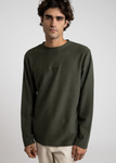 Vintage Terry Ls T-Shirt Olive