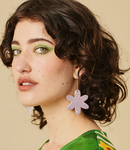 Flowerburst Earrings - Lilac