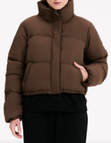 Topher Puffer Jacket - Cola