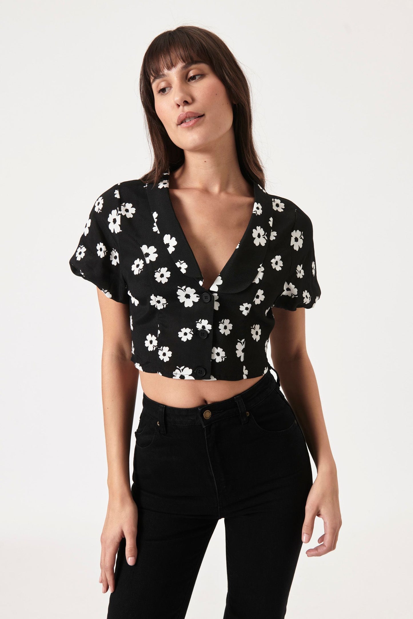 Folk Floral Susie Top