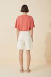 Red Organic Cotton Hemp T- Shirt