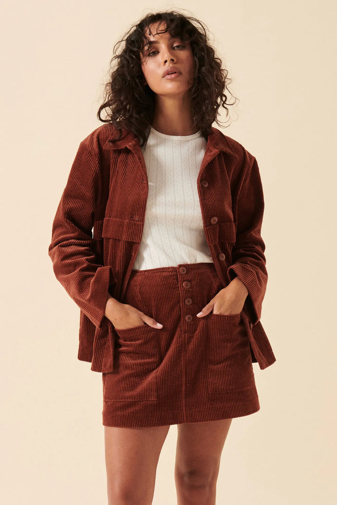 Monki cord jacket top